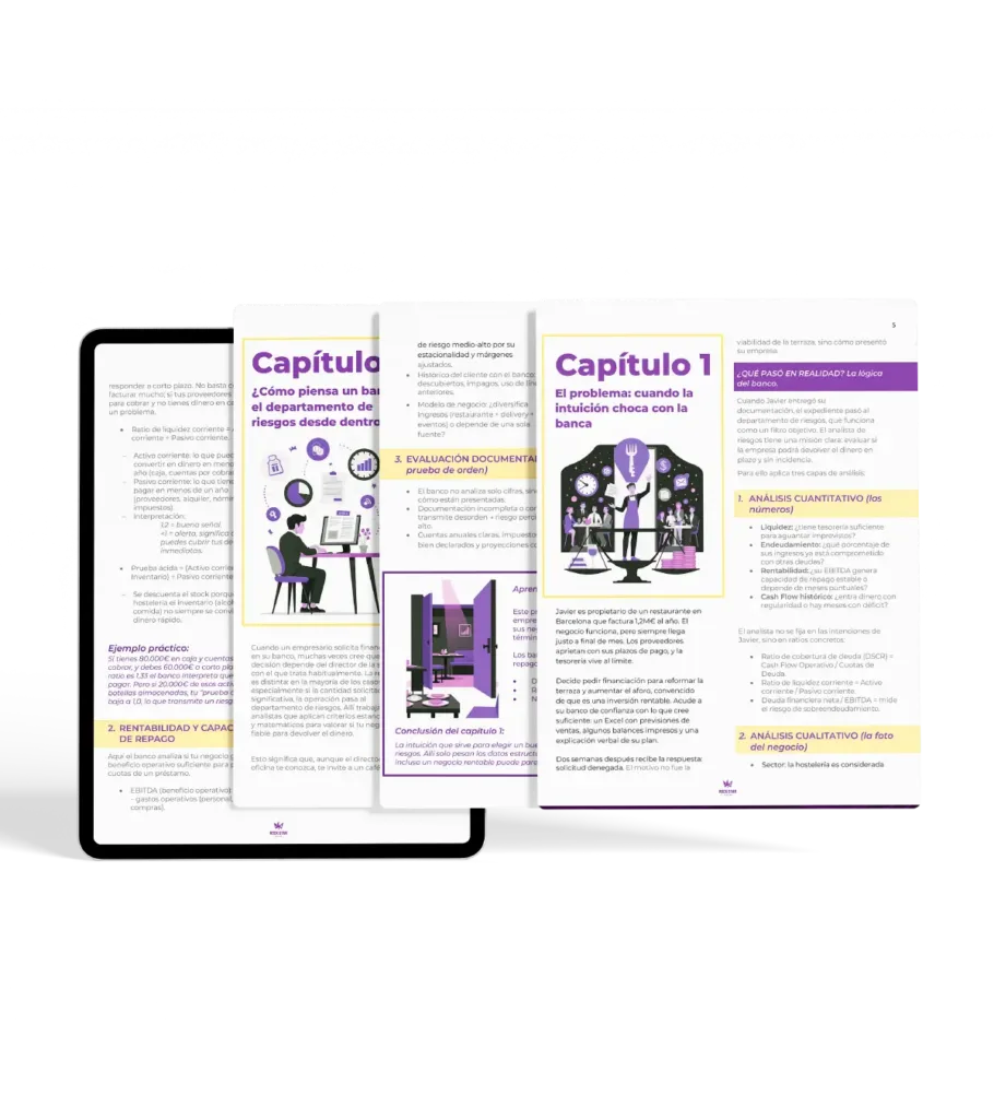 Ebook mockup de dos tables, finánciate como un pro.