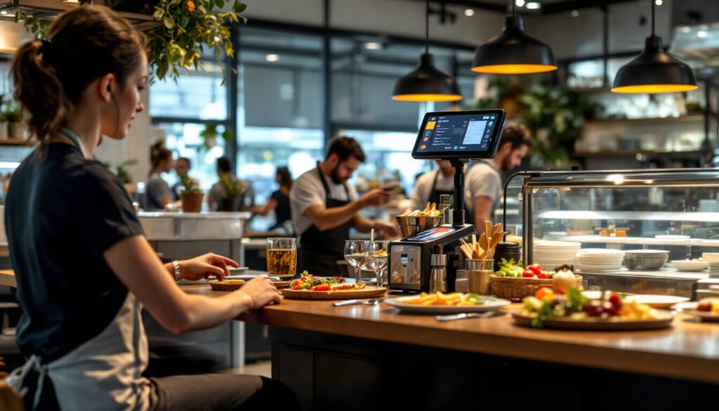 Gestión Intuitiva en Restaurantes: Cómo Evitar Errores Costosos con IA 2 mujer encargada de la gestión de restaurantes