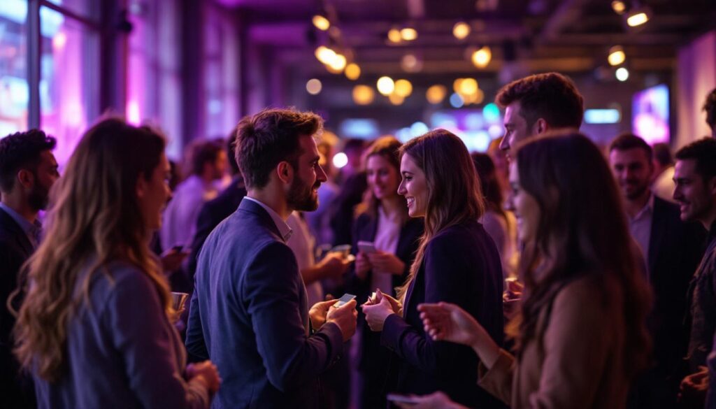 Effective networking techniques during corporate events